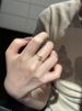 Same Style Rattan Purple Zircon For Women, Light Luxury, Niche, Versatile Design, Index Finger Ring, Fashionable And_ipsvogv.com