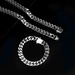Trendy Hip-hop Titanium Accessories, Stainless Steel Four Sided Ground Cuban Chain, European And American Men's_ipsvogv.com