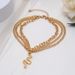 New Multi-layer Hollowed Out Foot Decoration Tassel Snake Shaped Pendant With Three-layer Leg Chain For Women_ipsvogv.com