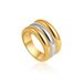 Women’s Jewelry Set Fashion Copper Plated Threaded Smooth RingGold And Silver Mixed Color Multi Layer Fashion Light Luxury Niche Design Ring_ipsvogv.com