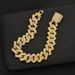 Personalized hip-hop jewelry, American inlaid men's bracelet, versatile and stylish bracelet accessories_ipsvogv.com