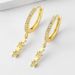 Cao Shi's New Hot Selling Earrings Sweet pentagram Zircon Earrings_ipsvogv.com