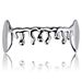 Gold Plated Water Drop Canine Lower Teeth Braces Personality Clown Hip Hop Decorative Gold Braces_ipsvogv.com