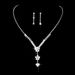 Luxury Diamond & Crystal Jewelry Set - Necklace, Earrings & Bracelet For Women_ipsvogv.com