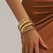 Stacked Bohemian Alloy Bracelet Set Women's Retro Simple Mix And Match Hollow Jewelry_ipsvogv.com