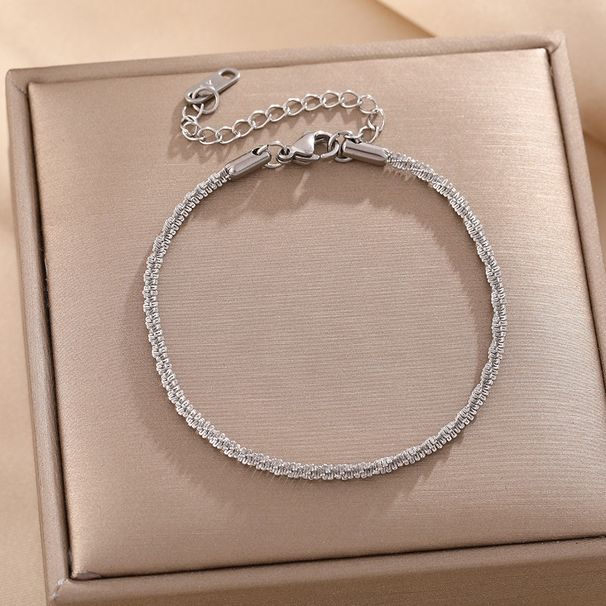 Korean Version Exquisite All Stars Titanium Steel Bracelet Women Fashion Simple Light Luxury Commuting Versatile Fried_ipsvogv.com