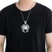 Men’s Jewelry Set Fashion New Hip Hop Oversized Spider Pendant Slightly Inlaid With Zircon Exaggerated Personality Men's Hip Hop Necklace_ipsvogv.com