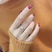New Binding Bow Mosang Silver Plated Full Diamond Light Luxury Fashion Women's Ring_ipsvogv.com