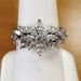 Cao Shi Delicate Floral Full Diamond Zircon Ring, Light Luxury Style Women's Ring_ipsvogv.com