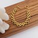 Cold Wind Exaggerated Trendy Cool Elegant Jewelry Set Buckle Design Thick Chain Personality Necklace Versatile Gold Plated Bracelet_ipsvogv.com