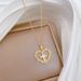 【 】 Love Cross Light Luxury Charm Gorgeous Full Diamond Necklace Women's Versatile Clavicle Titanium Steel Chain_ipsvogv.com