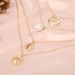 New Natural Irregular Pearl Oval Sun Disk Pendant With Multi Layered Necklace In Bohemian Style_ipsvogv.com