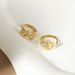 Stud Earrings Sterling Silver Zircon Love Ear Buckle Light Luxury Autumn and Winter Niche Ins Style Earrings Women's High-end Sense_ipsvogv.com