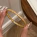 New Exquisite Luxurious Brushed Wheat Ear Bracelet, Fashionable Versatile, Simple And Elegant, With A High-end Feel. Handmade For_ipsvogv.com