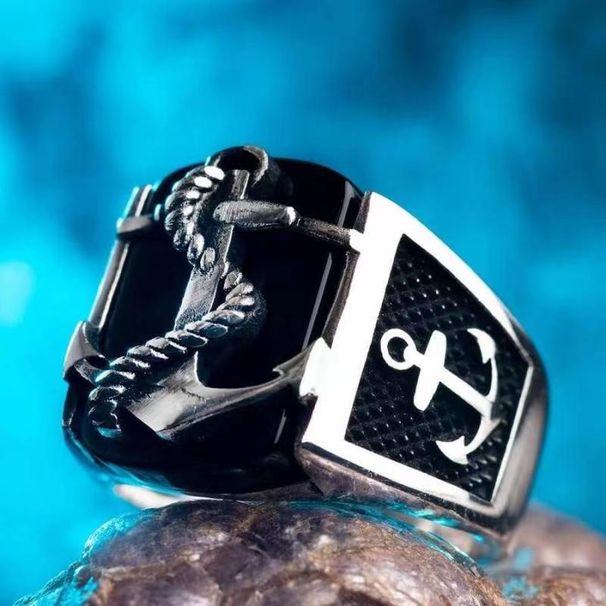 men's ring retro style ancient style flowers and grass patterns old style green jade men's ring_ipsvogv.com
