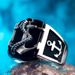 men's ring retro style ancient style flowers and grass patterns old style green jade men's ring_ipsvogv.com