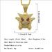 Childhood Memories Diamond Necklace, 3D Pet Elf Geng Gui Pendant, HIPHOP Hip Hop Necklace Accessories_ipsvogv.com