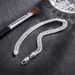 S Silver Bracelet Men's Cool Fashion 6MM Horsewhip Chain Jewelry Rock Hip Hop Trendy Men_ipsvogv.com