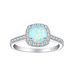 Women's Jewelry Inlaid Opal Emerald Ruby Garnet Sapphire Topaz Crystal Colored Gemstone S925 Sterling Silver Ring_ipsvogv.com