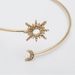 Decorative Geometric Zircon Adjustable For Women With Minimalist Micro Inlaid Sun And Moon Arm Bracelet_ipsvogv.com