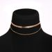 New Best-selling Necklace Ins A Cool And Niche Design Feel. Aircraft Fishbone With Double-layer Collarbone Chain For_ipsvogv.com