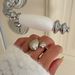 Unisex Real Gold Electroplated Titanium Steel Irregular Polished Open Ring_ipsvogv.com