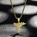 Stainless Steel Street Gun Necklace, Men's Jewelry, Punk, Hip-hop, Rapper Pendant Accessory_ipsvogv.com