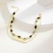 Double Layer French Retro Contrast Color Bracelet Female Ins Niche Design Cold Style Bracelet Temperament_ipsvogv.com