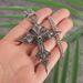Personalized Gothic Skull Cross Pendant Necklace Men's Trend Punk Jewelry Gift_ipsvogv.com