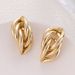 New Trendy Leaf-Shaped Earrings Creative Simple Clips Jewelry Ear Studs_ipsvogv.com