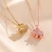 Internet Celebrity Titanium Steel Necklace With Cute Elephant Inlay, Fashionable And Simple Ins Temperament, Collarbone_ipsvogv.com