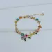 New Fashion Countryside Style Charm Bracelet For Women Girls Fresh Cute Butterfly Four Wer Inlaid Colorful Zircon_ipsvogv.com