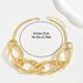 Fashion OL women's necklace, personalized hip-hop style, exaggerated metal design, niche long collarbone chain_ipsvogv.com