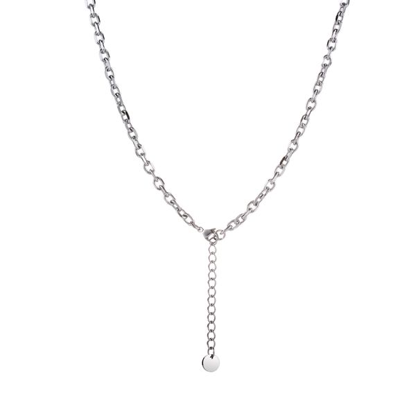 Trendy Men And Women Hip Hop Titanium Steel Shell Bead Double Layer Sweater Chain Versatile Couple Accessories Street Dance 4 Same Necklace_ipsvogv.com