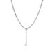Trendy Men And Women Hip Hop Titanium Steel Shell Bead Double Layer Sweater Chain Versatile Couple Accessories Street Dance 4 Same Necklace_ipsvogv.com