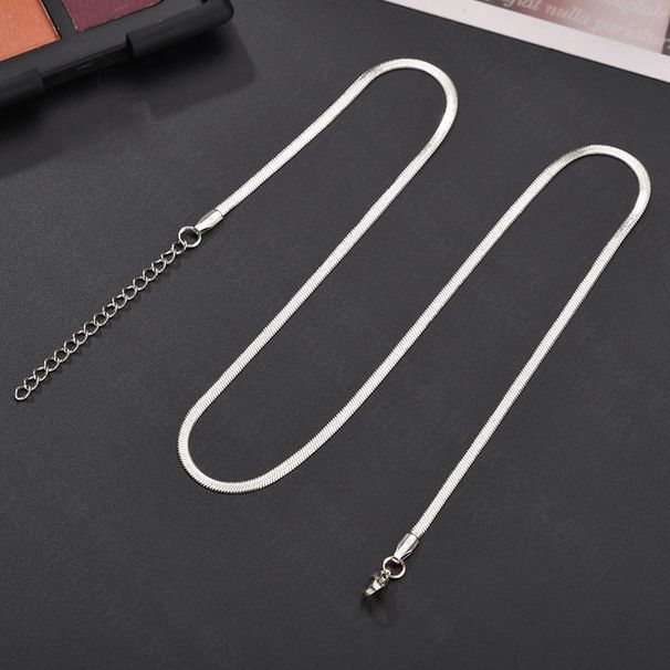 Fashion Rectangle Copper Zircon Necklace_ipsvogv.com