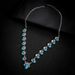Recommended Personalized Set With Turquoise Fashion Bohemian Style White Green Flower Necklace_ipsvogv.com