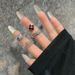Small Niche Design, Light Luxury, Feeling, Four Leaf Clover Open Ring, Full Of Diamonds, Micro Inlaid Zircon, Super_ipsvogv.com