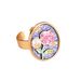 French High End Niche Flower Hand Jewelry Oil Drop Vintage Rose Natural Pearl High End Ring_ipsvogv.com