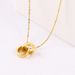 Double Big Cake Full Ring Couple Dia Necklace_ipsvogv.com