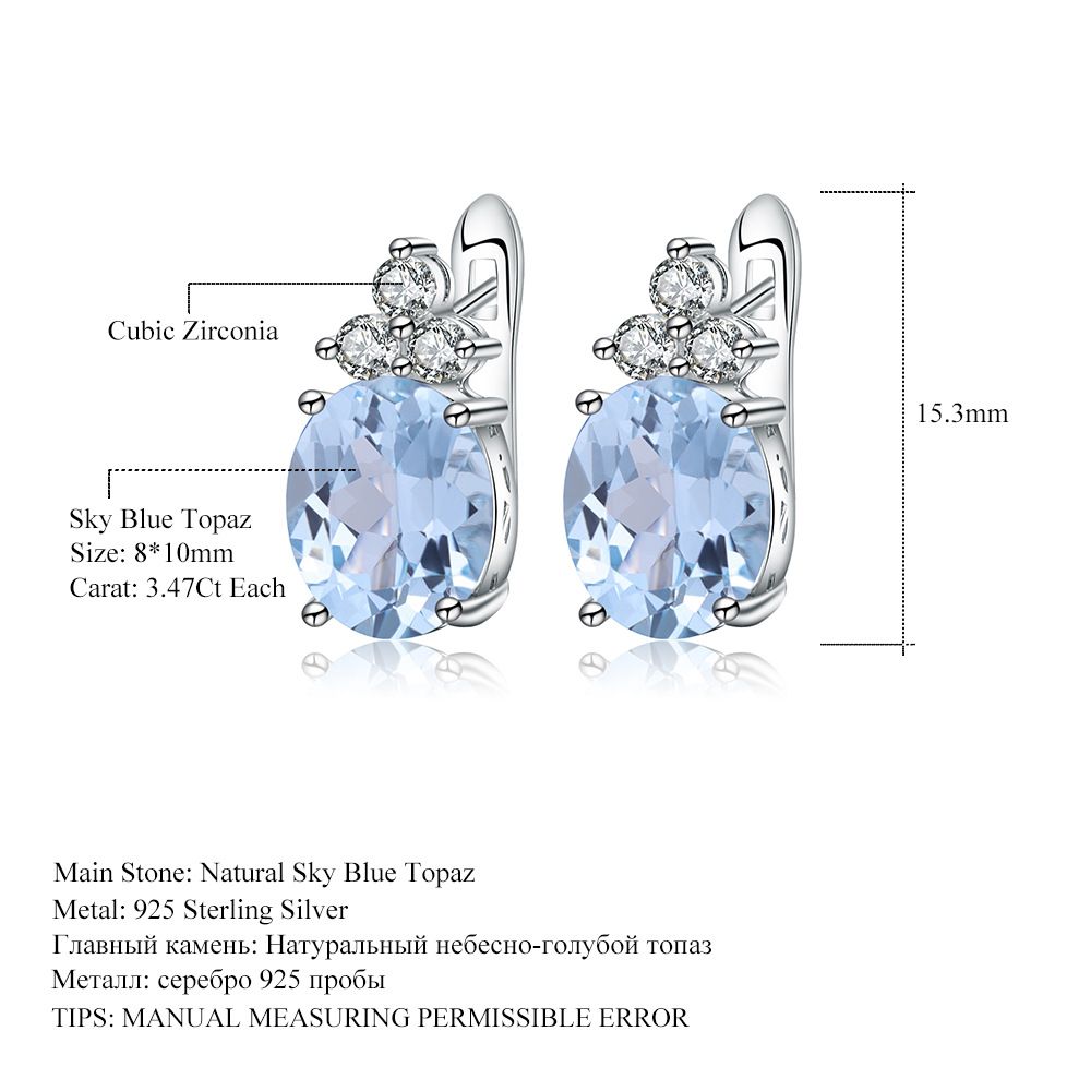 Zhongxi Jewelry Natural Stone Earrings Earrings Retro Inlaid Gemstones S925 Silver Amethyst Earrings Earrings_ipsvogv.com