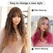 European And American Women's New Wig Gradient Linen Brown Deep Wave Fringe Long Curly Hair Deep Wave Wigs_ipsvogv.com