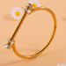 Unisex Fashion new horseshoe shaped stainless steel bracelet high end personality light luxury non fading bracelet_ipsvogv.com