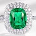 Willson Jewelry Colored Gemstone Ring Women's S925 Silver Cultivated Emerald Ring Fashionable Encircled Fashion Gemstone Bracelet_ipsvogv.com