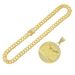 Hip Hop Men's Jewelry New Arrival Diamond-Encrusted Last Supper Pendant Cuban Chain_ipsvogv.com