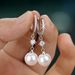 Cao Shi Baroque 2022 Autumn/Winter Fashion Versatile Pearl Earrings, Women's Temperament, High End Earrings_ipsvogv.com