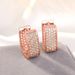 Cao Shi's Advanced Ear Buckle New Fashion Design Sense Bridal Exquisite Hollow Out Earrings_ipsvogv.com