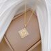 Pearl 【 】 Cross Light Luxury Charm Gorgeous Full Diamond Necklace Women's Versatile Clavicle Titanium Steel Chain 【 】_ipsvogv.com