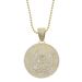 Palm Eye Round Pendant Full Of Diamonds Men And Women Necklace Hip Hop Personality Jewelry Luxury-style Gifts For Friends_ipsvogv.com
