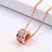 Full Diamond Starry Ring Necklace For Women, Small Waist, Fashionable And Simple Collarbone Chain_ipsvogv.com